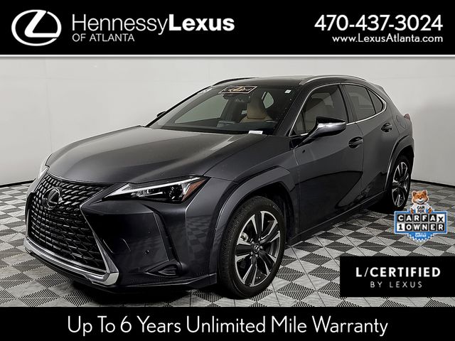 Cloudburst Gray 2023 Lexus UX Hybrid 250h Premium FWD SUV / Crossover Front-Wheel Drive Continuously Variable Transmission