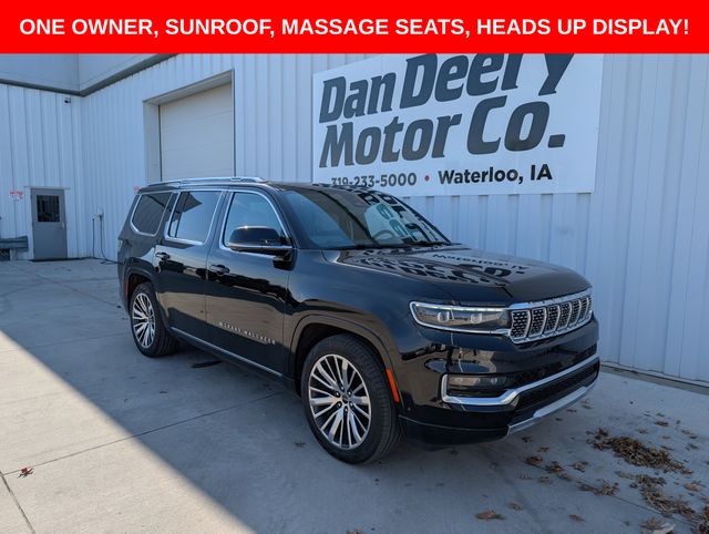 Diamond Black Crystal Pearlcoat 2025 Jeep Grand Wagoneer 4WD SUV / Crossover Four-Wheel Drive 8-Speed Automatic