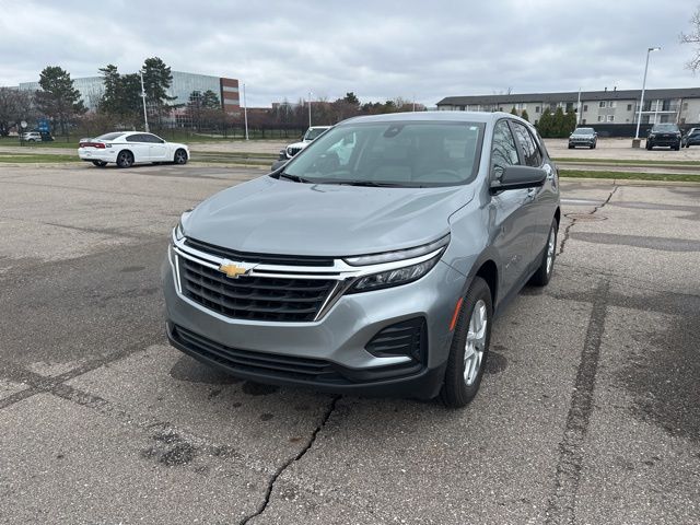 Sterling Gray Metallic 2024 Chevrolet Equinox LS AWD with 1LS SUV / Crossover Four-Wheel Drive 6-Speed Automatic Overdrive