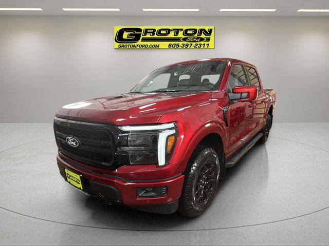 Ruby Red Metallic Tinted Clearcoat 2026 Ford F-150 Lariat SuperCrew 4WD Pickup Truck Four-Wheel Drive Automatic