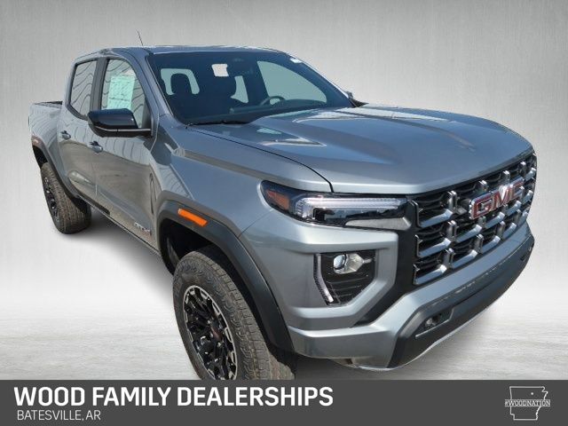 Sterling Metallic 2026 GMC Canyon AT4 Crew Cab 4WD Pickup Truck Four-Wheel Drive 8-Speed Automatic