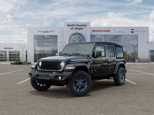 Black Clearcoat 2026 Jeep Wrangler 85th Anniversary Edition 4-Door 4WD SUV / Crossover Four-Wheel Drive 8-Speed Automatic