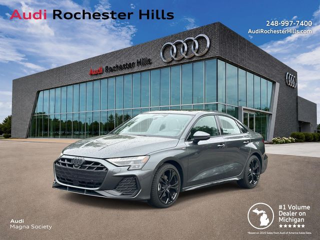 Daytona Gray Pearl 2026 Audi A3 Sedan All-Wheel Drive 7-Speed Automatic