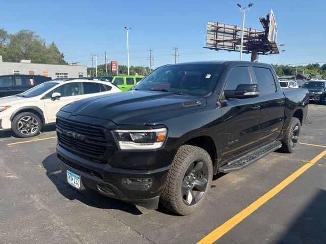 2019 Diamond Black Crystal Pearlcoat Ram 1500 Big Horn/Lone Star 4X4 Truck