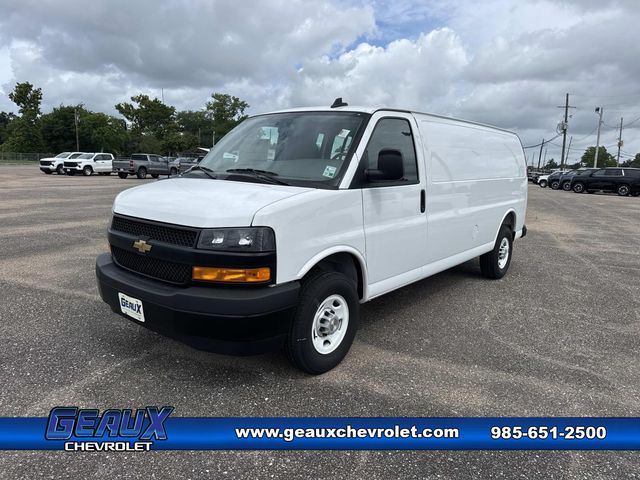 Summit White 2025 Chevrolet Express Cargo Van Rear-Wheel Drive 8-Speed Automatic Overdrive