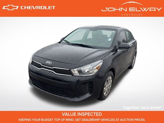 Aurora Black 2018 Kia Rio S Sedan Front-Wheel Drive 6-Speed Automatic