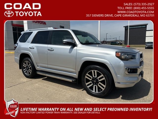 Classic Silver Metallic 2019 Toyota 4Runner Limited 4WD SUV / Crossover All-Wheel Drive 5-Speed Automatic Overdrive