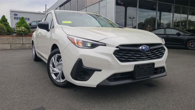 Crystal White Pearl 2025 Subaru Impreza Sedan Continuously Variable Transmission