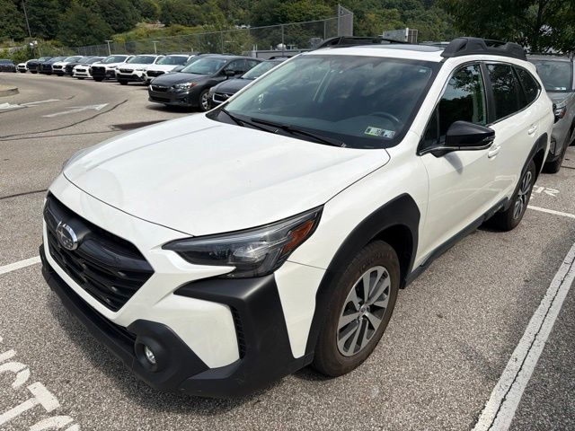 2024 Subaru Outback Premium White at Phil Fitts Ford
