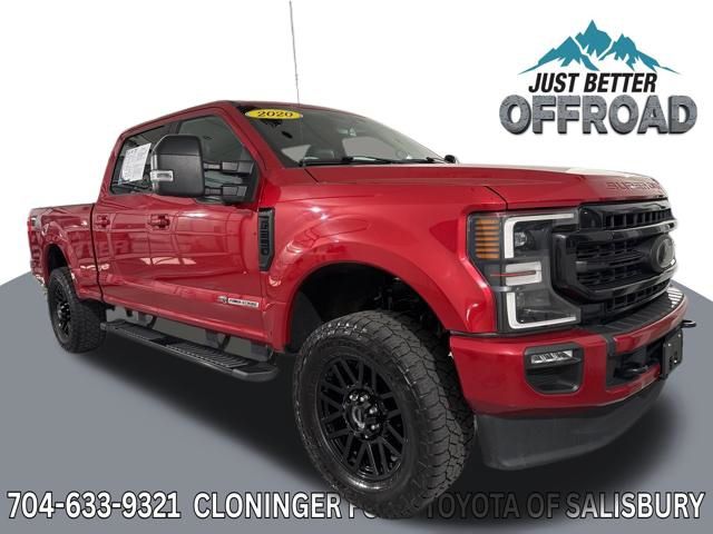 Red Metallic 2020 Ford F-250 Super Duty Lariat Crew Cab 4WD Pickup Truck Four-Wheel Drive Automatic