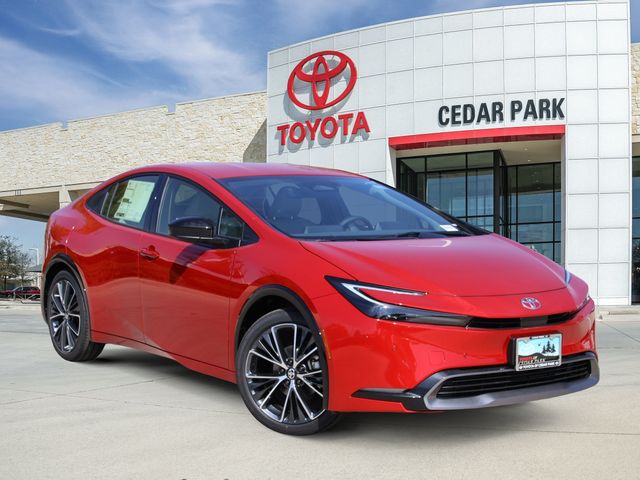 Red 2027 Toyota Prius Hatchback Front-Wheel Drive 