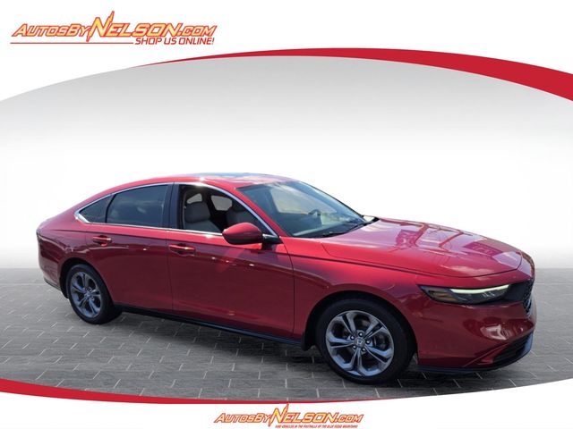 Red 2024 Honda Accord Sedan Front-Wheel Drive Continuously Variable Transmission