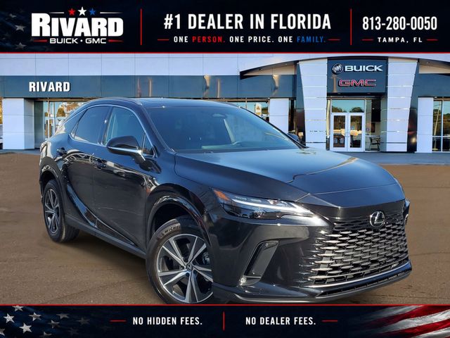 Black (Caviar) 2023 Lexus RX Hybrid 350h Premium AWD SUV / Crossover All-Wheel Drive Continuously Variable Transmission