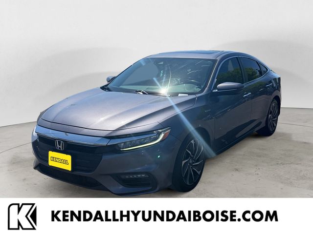 Gray 2019 Honda Insight Touring Sedan FWD Sedan Front-Wheel Drive Continuously Variable Transmission