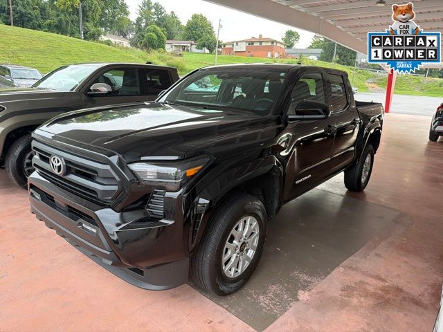 Black 2025 Toyota Tacoma Pickup Truck Four-Wheel Drive 8-Speed Automatic