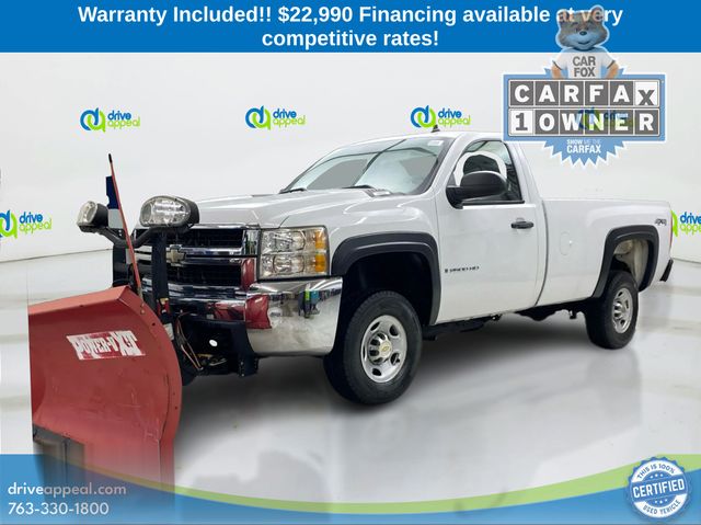 Summit White (Fleet) 2009 Chevrolet Silverado 2500HD Work Truck LB 4WD Pickup Truck Four-Wheel Drive 6-Speed Automatic Overdrive