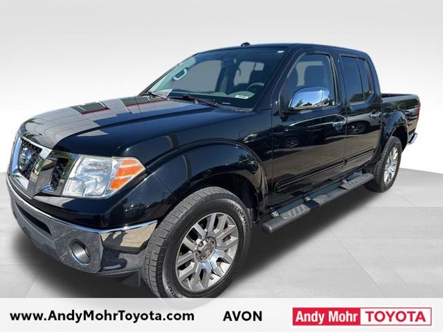 Super Black 2013 Nissan Frontier SL Crew Cab 4WD Pickup Truck Four-Wheel Drive 5-Speed Automatic Overdrive
