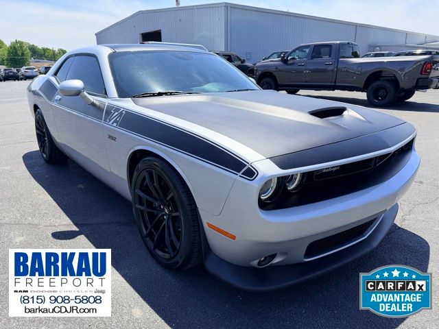 Triple Nickel Clearcoat 2023 Dodge Challenger R/T Scat Pack RWD Coupe Rear-Wheel Drive 6-Speed Manual