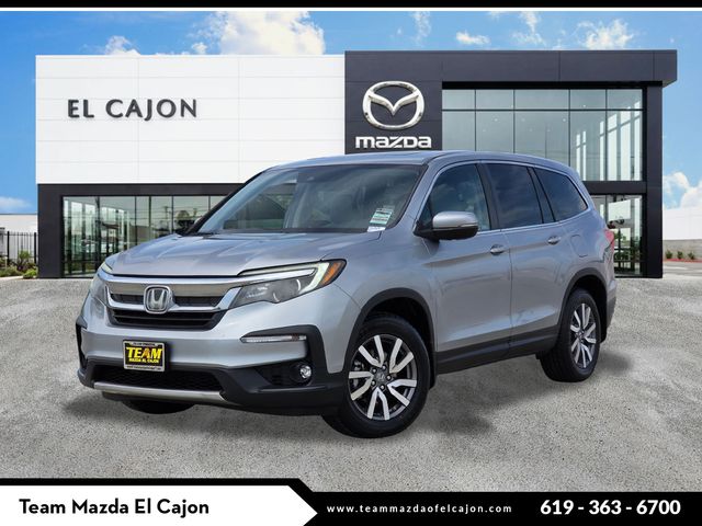 Silver 2020 Honda Pilot EX-L FWD SUV / Crossover Front-Wheel Drive 6-Speed Automatic