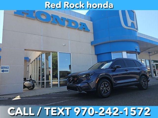 Canyon River Blue Met 2026 Honda CR-V Hybrid SUV / Crossover All-Wheel Drive Continuously Variable Transmission