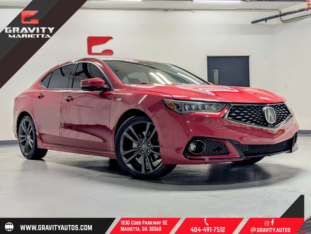 2019 Acura TLX A-Spec FWD with Technology Package Sedan Front-Wheel Drive 8-Speed Dual Clutch