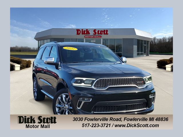 DB Black Crystal Clearcoat 2021 Dodge Durango SUV / Crossover All-Wheel Drive 8-Speed Automatic
