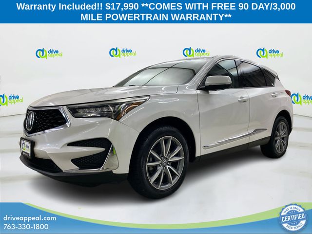 Platinum White Pearl 2020 Acura RDX SUV / Crossover All-Wheel Drive Automatic