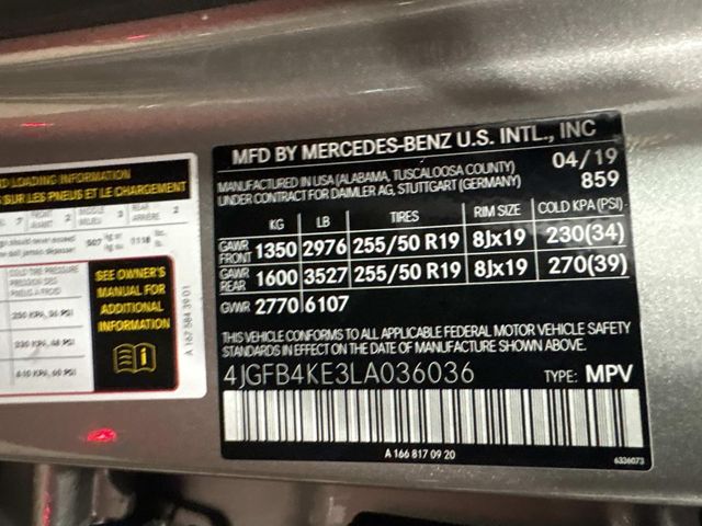 2020 Mercedes-Benz GLE