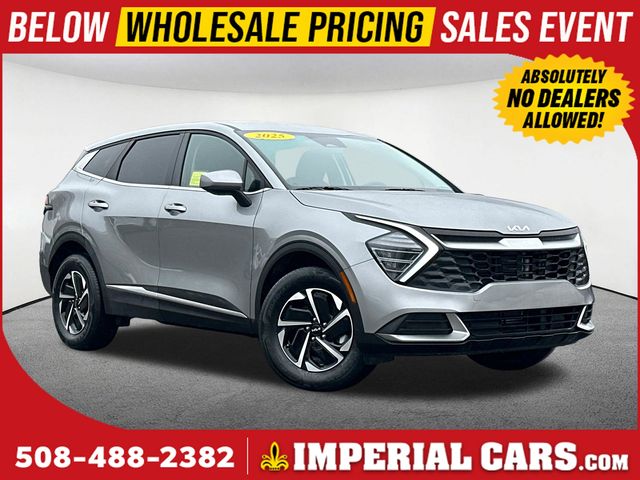 Steel Gray 2025 Kia Sportage Hybrid LX AWD SUV / Crossover All-Wheel Drive 6-Speed Automatic