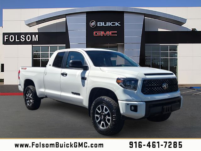 Super White 2021 Toyota Tundra Pickup Truck Four-Wheel Drive 6-Speed Automatic