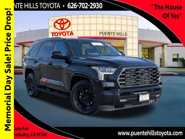 Midnight Black Metallic 2026 Toyota Sequoia Platinum 4WD SUV / Crossover Four-Wheel Drive Automatic