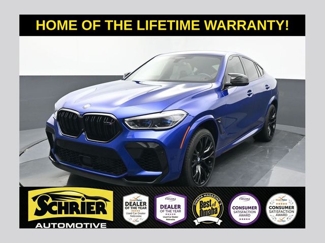 Marina Bay Blue Metallic 2021 BMW X6 M AWD SUV / Crossover All-Wheel Drive 8-Speed Automatic