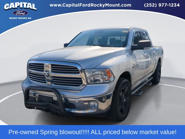 Bright Silver Clearcoat Metallic 2016 RAM 1500 Pickup Truck Four-Wheel Drive 8-Speed Automatic