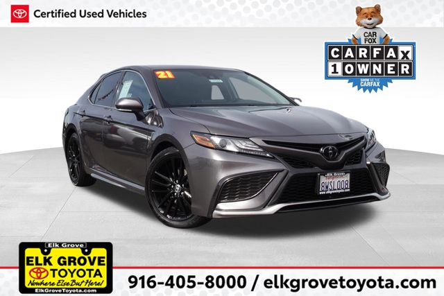 used 2021 Toyota Camry car, priced at $27,500