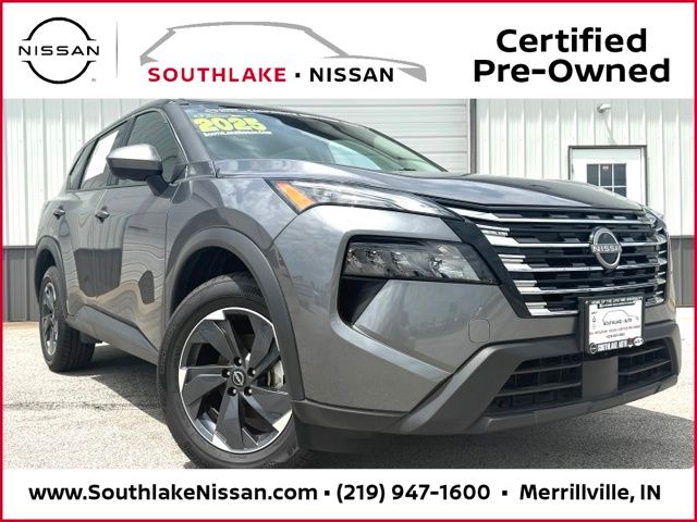 Gray (Gun Metallic) 2025 Nissan Rogue SV AWD SUV / Crossover All-Wheel Drive Continuously Variable Transmission