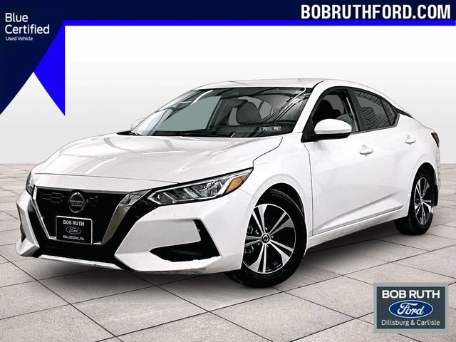 2020 Nissan Sentra SV White at John Sisson Motors