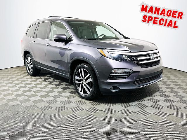 Gray 2018 Honda Pilot Elite AWD SUV / Crossover All-Wheel Drive 9-Speed Automatic