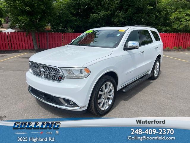 White Knuckle Clearcoat 2017 Dodge Durango SUV / Crossover All-Wheel Drive 8-Speed Automatic
