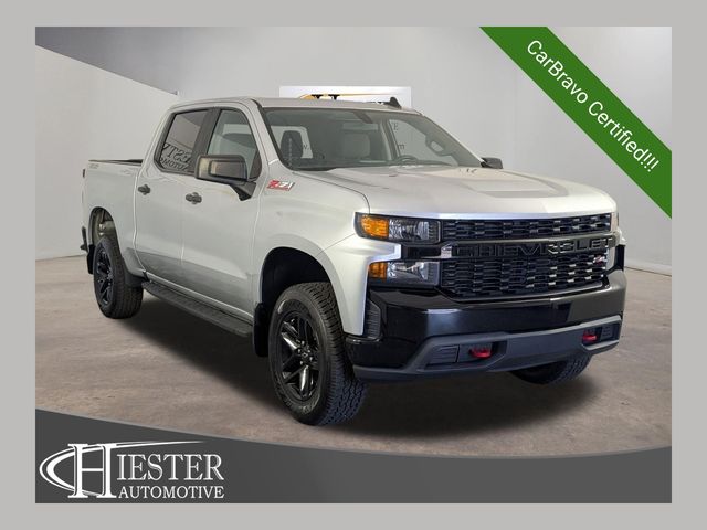 Silver Ice Metallic 2021 Chevrolet Silverado 1500 Pickup Truck Four-Wheel Drive 6-Speed Automatic Overdrive