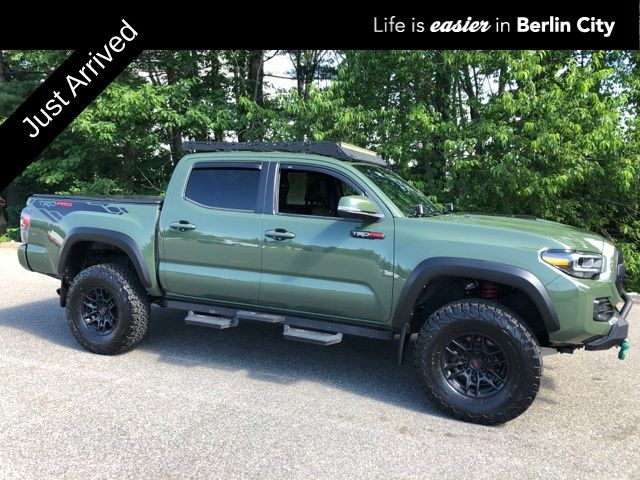 Army Green 2020 Toyota Tacoma TRD Pro Double Cab 4WD Pickup Truck Four-Wheel Drive 6-Speed Automatic