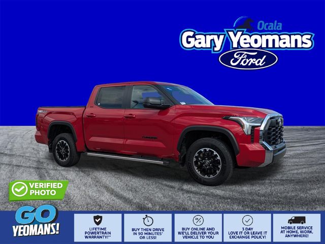 Red 2025 Toyota Tundra Pickup Truck Four-Wheel Drive Automatic