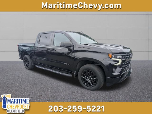 Black 2023 Chevrolet Silverado 1500 Pickup Truck Four-Wheel Drive Automatic