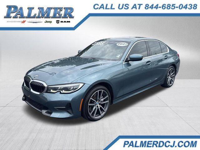 Blue 2020 BMW 3 Series Sedan Rear-Wheel Drive 8-Speed Automatic