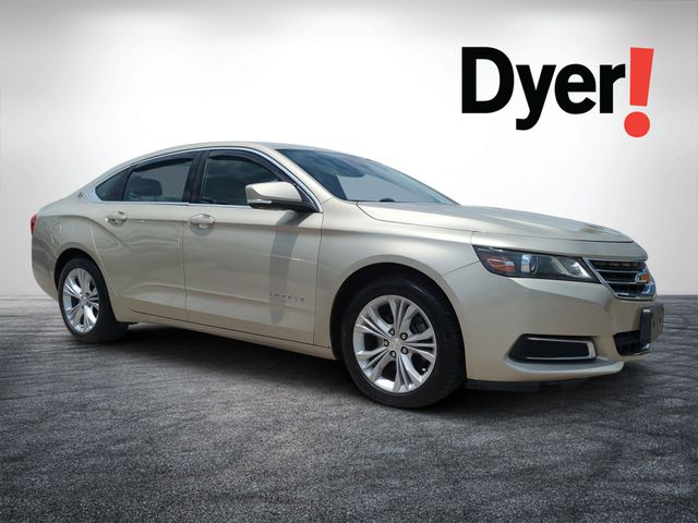 Champagne Silver Metallic 2015 Chevrolet Impala 2LT FWD Sedan Front-Wheel Drive 6-Speed Automatic Overdrive