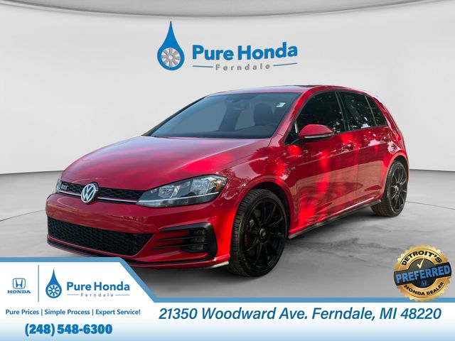 Tornado Red 2020 Volkswagen Golf GTI Hatchback Front-Wheel Drive 6-Speed Manual