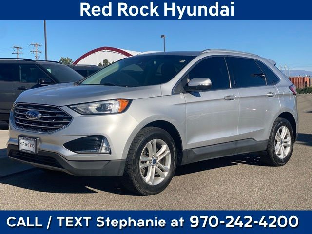 Ingot Silver 2019 Ford Edge SEL AWD SUV / Crossover All-Wheel Drive 8-Speed Automatic