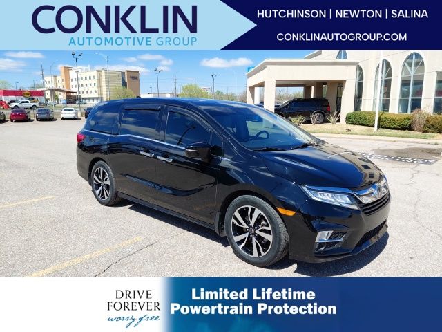 Black 2020 Honda Odyssey Elite FWD Minivan Front-Wheel Drive Automatic