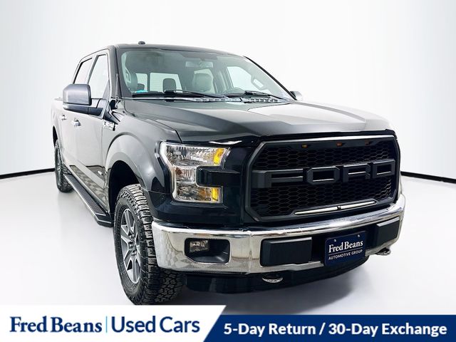Shadow Black 2016 Ford F-150 XLT SuperCrew 4WD Pickup Truck Four-Wheel Drive 6-Speed Automatic