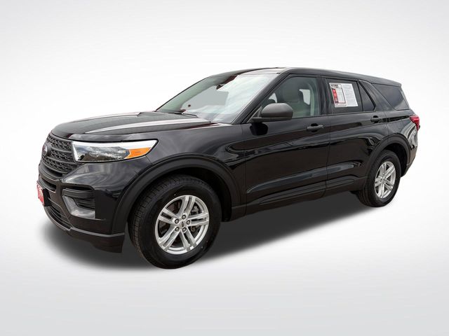 Black Metallic 2023 Ford Explorer SUV / Crossover All-Wheel Drive Automatic