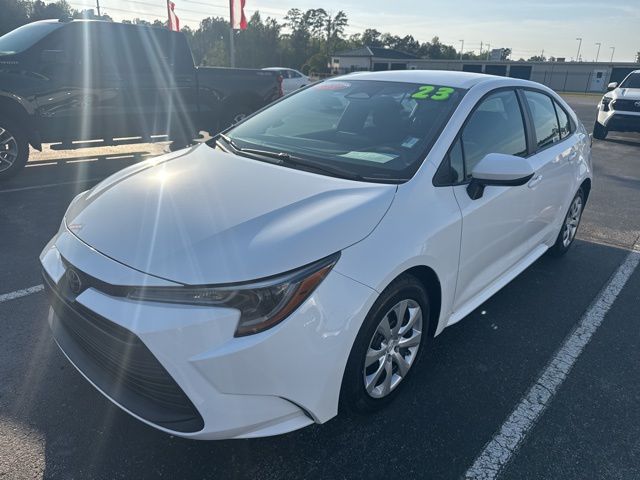 Ice Cap 2023 Toyota Corolla LE FWD Sedan Front-Wheel Drive Continuously Variable Transmission